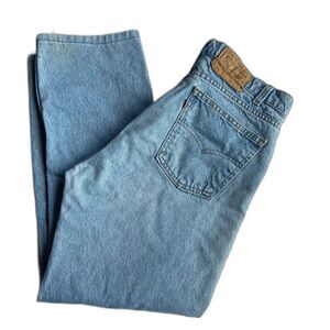 Vintage 90s Levis 505 Orange Tab Made in Usa Light Wash Denim Jeans Sz 36x30